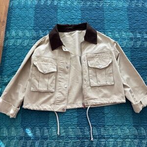 Cropped Utility Jacket